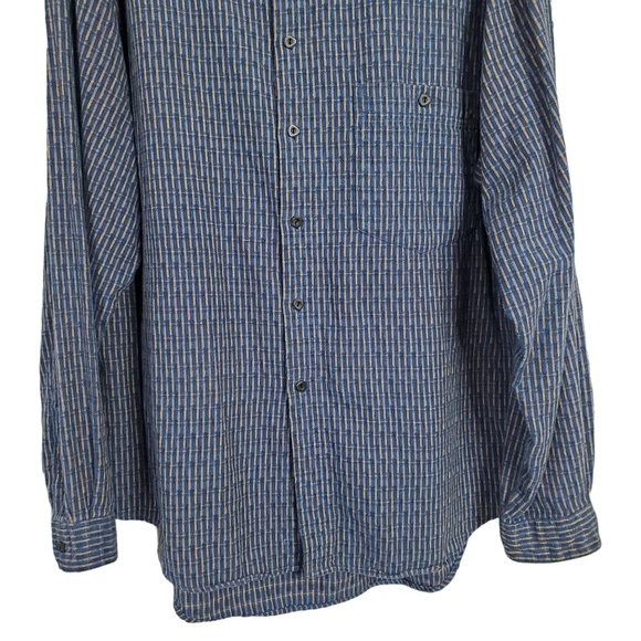 Levi's Sutter Creek Mens Size XL Cotton Big E Long Sleeve Button Up Vintage 90s - Picture 9 of 13